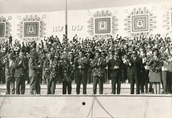 Juubelilaulupidu Tartus 1969a.
