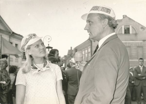 Juubelilaulupidu Tartus 1969a.