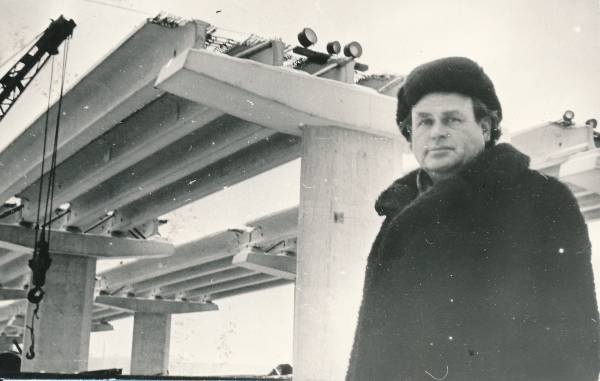Tartu 950. juubel. Uue silla ehitamine Emajõele 1980a.
