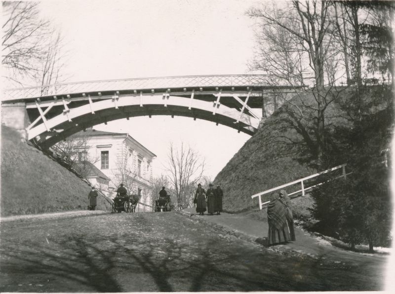 Foto. Tartu. Kuradisild Toomel. 1891.