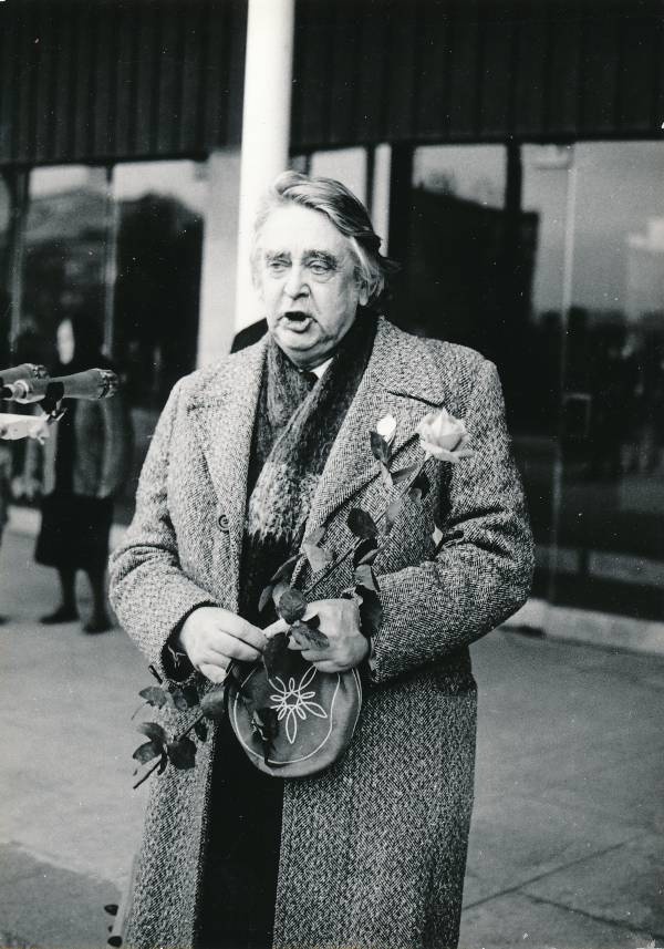 TÜ juubelipidustused 1982a. Vanemuise peanäitejuht Kaarel Ird.