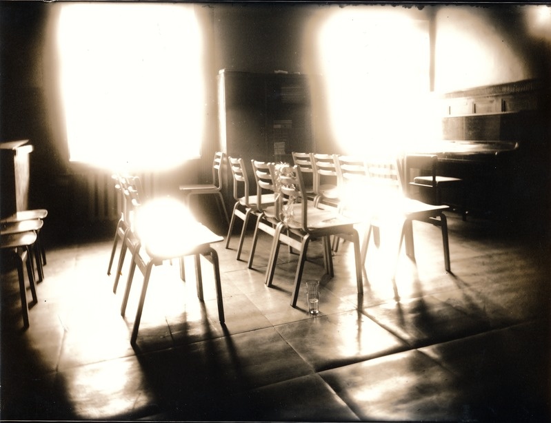 Kunstiline foto. Vaade muusikasaali. Tartu, 1986-1988.