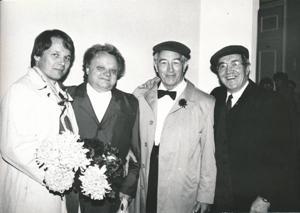 Dirigendid Toi ja Üleoja dirigentidega Soomest 1989a.