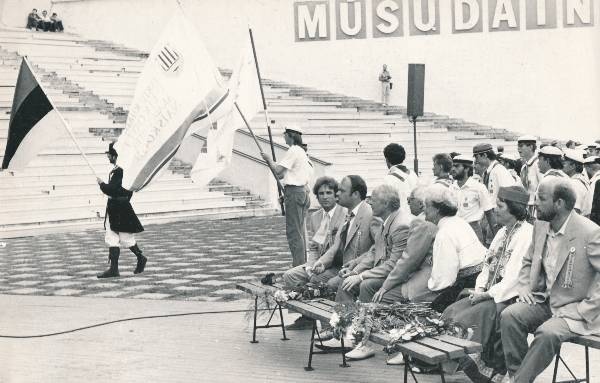 Gaudeamus X Vilniuses 1988a. Vaade pidulistele.