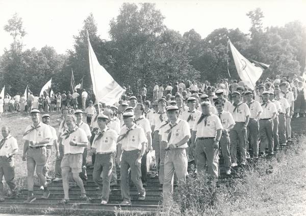 Gaudeamus X Vilniuses 1988a. Üliõpilaslaulupeo eekontsert Tähtveres.