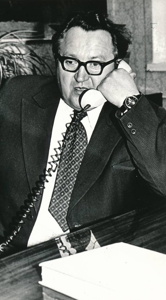 Tartu Aparaaditehas, direktor Aksel Kangro. 1980