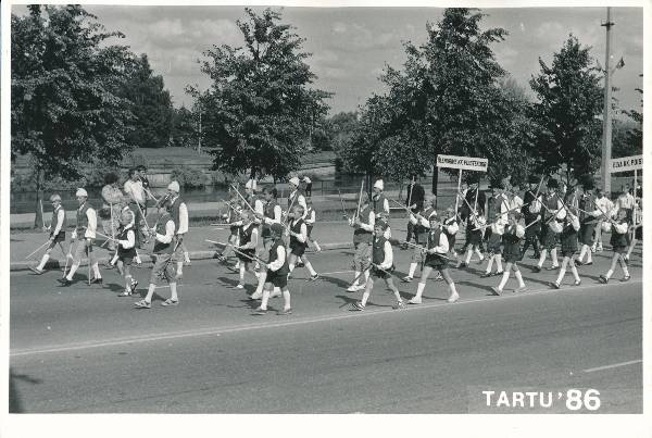 III Poistekooride laulupidu. Tartu, 06.1986.a.