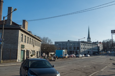 Kalasadama Street in Tallinn rephoto