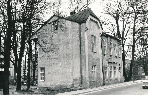 Tartu linnavaade, Veski tänav 1990a.