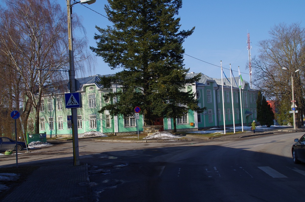 Estonia : Rakvere : Viru County Government rephoto