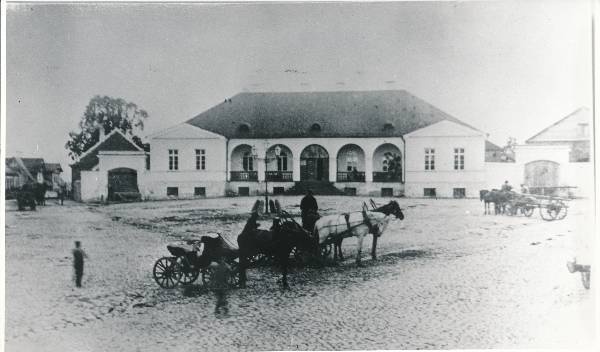 Hobupostijaam Riia ja Võru t nurgal. Tartu, 1890-1910.