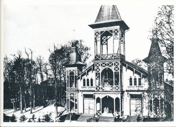 Tartu linnavaade. Saksa näituste väljaku peahoone (1918-1930). 20. sajandi algus.