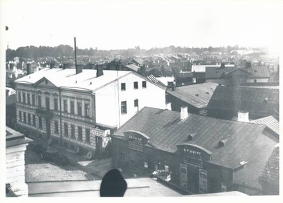 Tartu linnavaade. Holmi tn. 20. sajandi algus.  duplicate photo