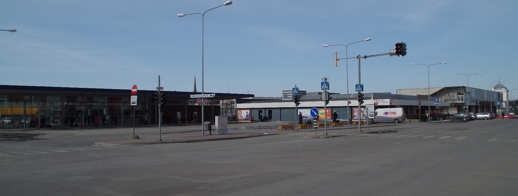 Rakvere bus station. rephoto