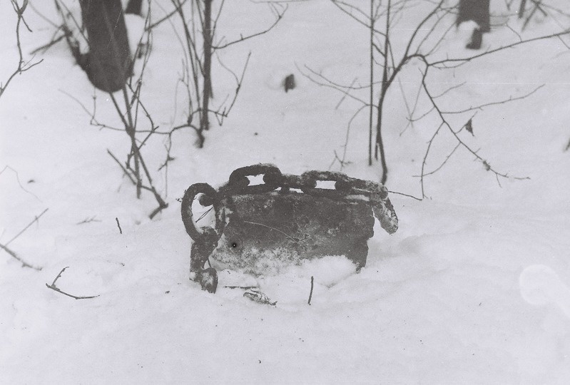 Negatiiv. Tammiste mõisa savilöövi koht