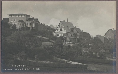 foto albumis, Viljandi, Trepimäe ümbrus, villa Sellheim ja Eichen, u 1910, foto J. Riet  duplicate photo