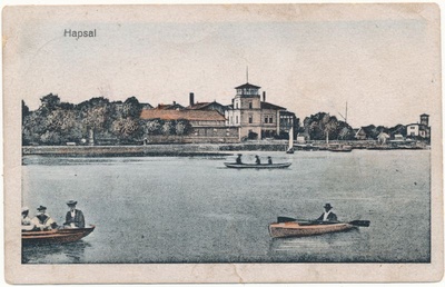 Postkaart. Vaade Tagalahele ja villa Friedheimile 1919  duplicate photo