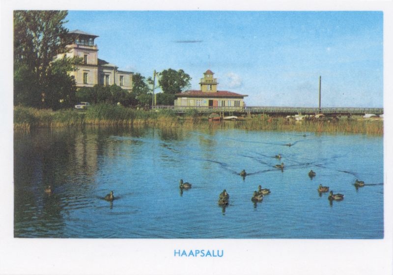 Postkaart. Jahtklubi ja villa Freidheim. 1977