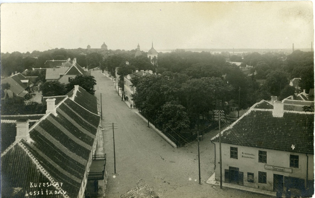 Kuressaare üldvaade Lossi tänava suunas