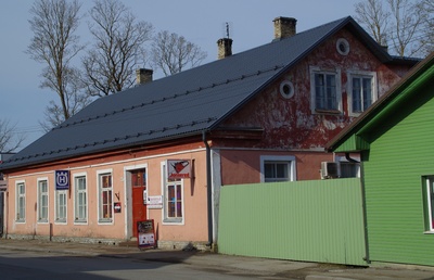 Rakvere Central Library building rephoto