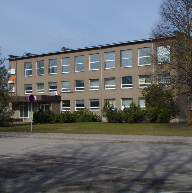 Rakvere. Administrative building. rephoto