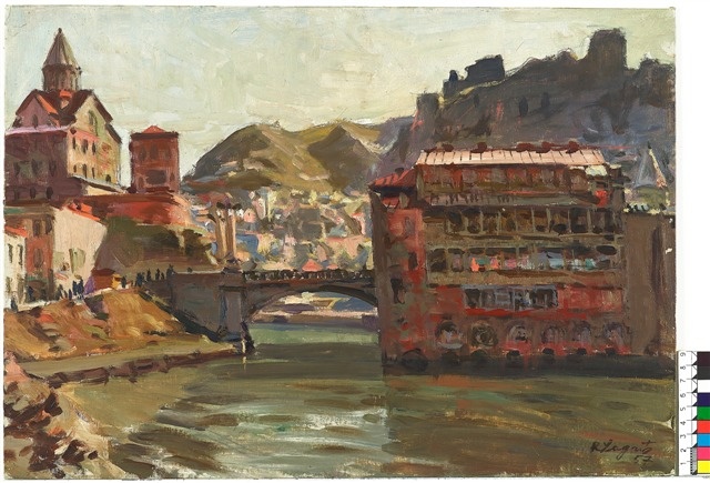 R. Sagrits, Tbilisi vanalinn. 1957. õli, lõuend