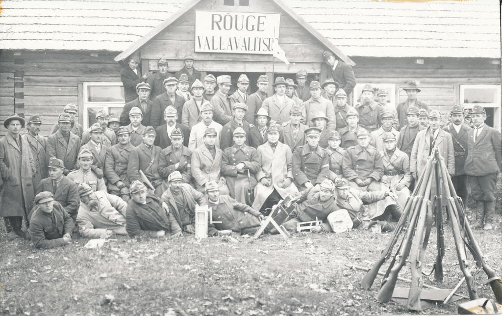 Foto Kaitseliidu  Rõuge  malevkonna õppus 1930-nd. a.