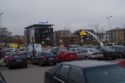 Miting before traveling to the Baltic chain on the Rakvere Market Square rephoto