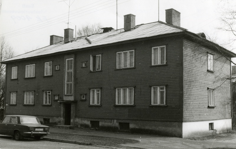 Pel-ra-ko tüüpi korterelamu, hoone vaade. Arhitekt Alar Kotli