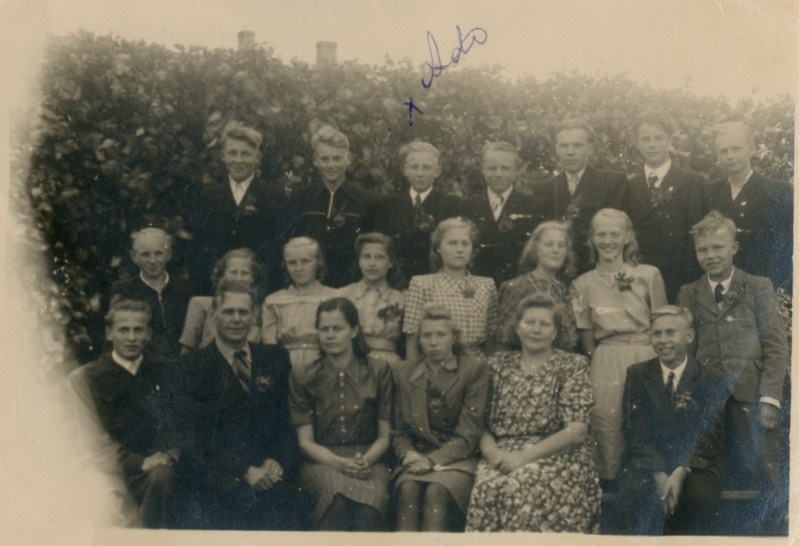 Foto. Are kool. Are kooli VII klass, 1949