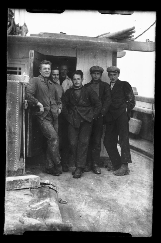 Klaasnegatiiv. Mihkel Merendi laevatöölisena