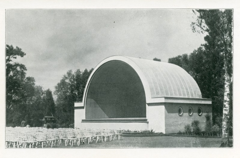 Fotopostkaart. Kõlakoda Rannapargis. Pärnu. 1939