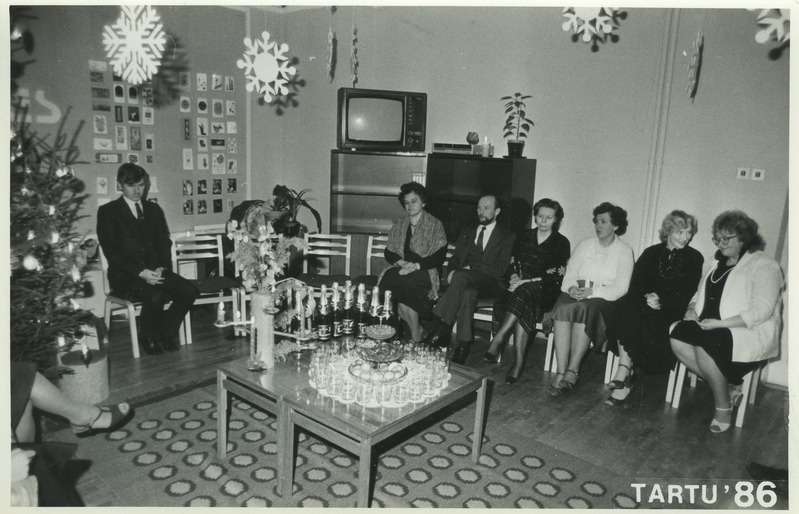 Foto. Tartu Linna Pioneeride maja. 1986.