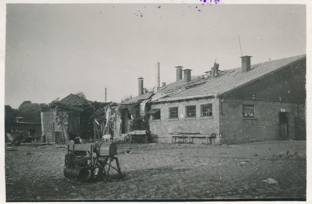 Tartu Lihakombinaat. Pommitabamus kombinaadi hoonetele. 1941.a.
