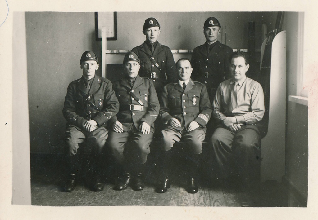 Grupipilt. Piirivalvurite kool. Vana-Irboska, 1938.a.