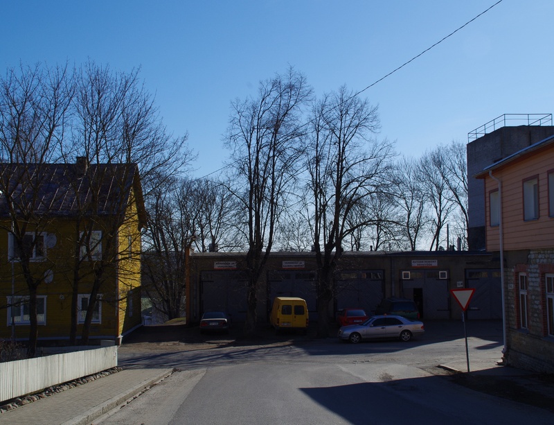 Vaade Palvemaja tänava pritsimajale rephoto