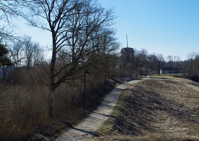 Rakvere, Vallimägi, tea to the mill rephoto