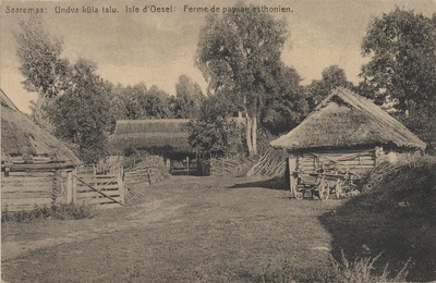 Saaremaa : Undva küla talu = Isle d'Oesel : ferme de paysan esthonie  duplicate photo