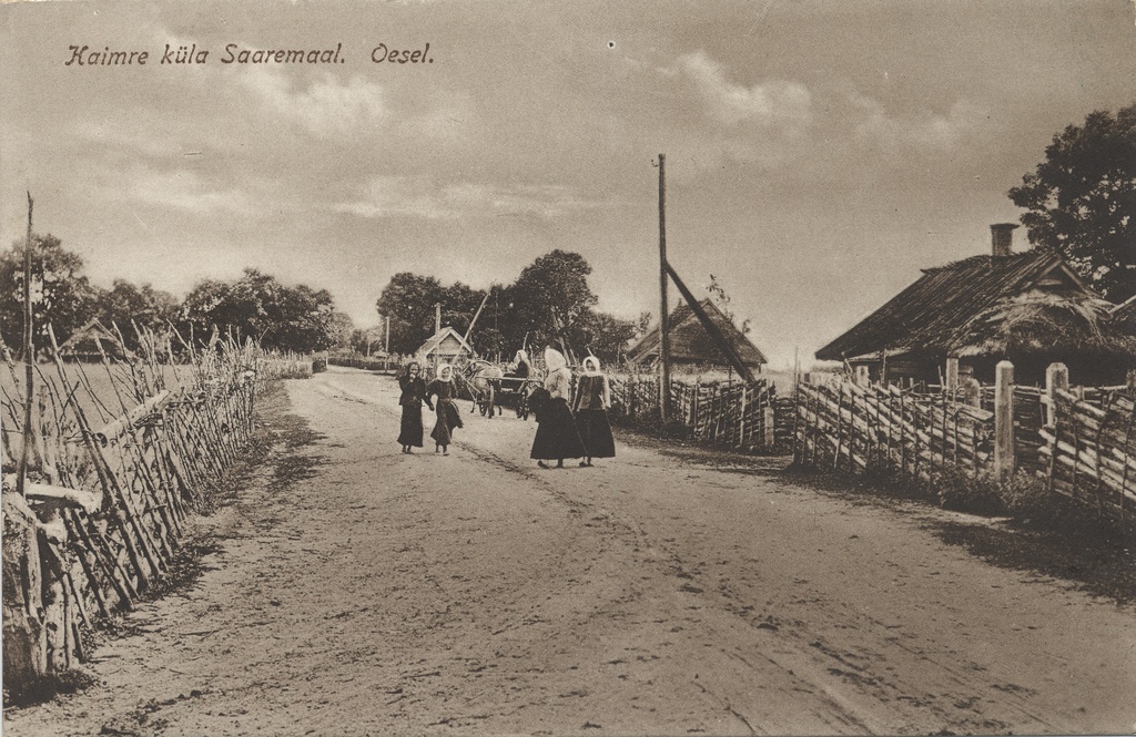 Kaimre village in Saaremaa : Oesel