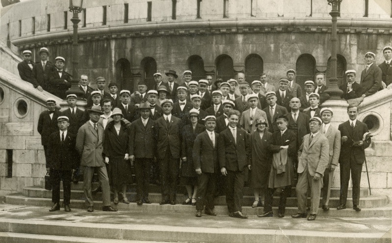 Foto. Tartu Akadeemiline Meeskoor välisreisil 1926-1939.
