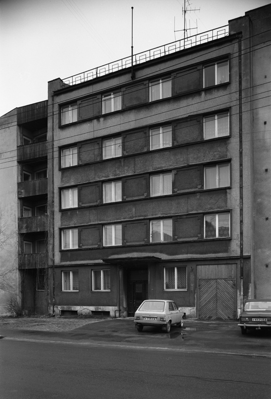Korterelamu Tallinnas Faehlmanni 17, fassaadivaade. Arhitekt Eugen Sacharias