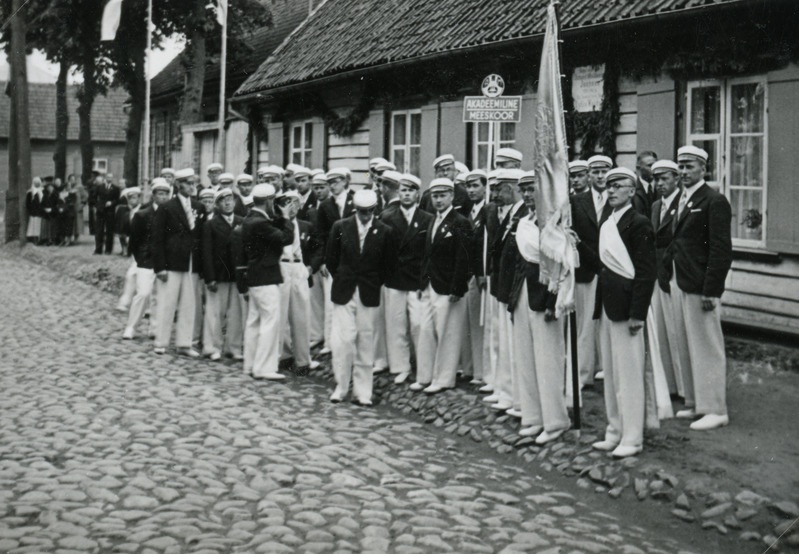 Foto. Tartu Akadeemiline Meeskoor Eestis, 1912- 1939.