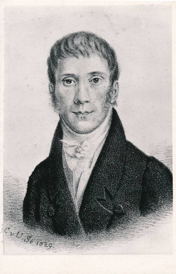 Portreefoto. TÜ Teoloogiaprofessor Gottlieb Eduard Lenz (1788-1829). 19.sajand.