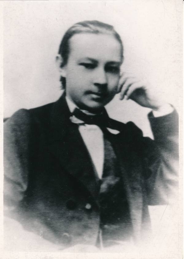 Portreefoto. Heinrich Rosenthal (1846–1916). 19. sajand.