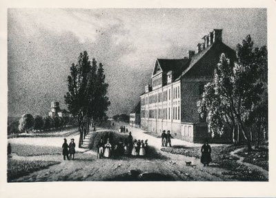 Fotokoopia G. Fr. Schlateri litograafiast(Suur kliinik Toomemäel). 19. sajand.  duplicate photo