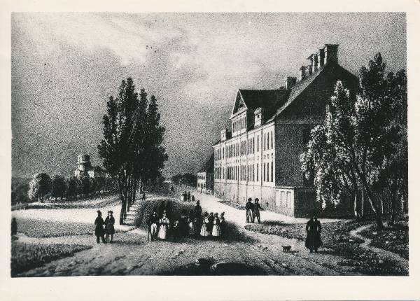 Fotokoopia G. Fr. Schlateri litograafiast(Suur kliinik Toomemäel). 19. sajand.