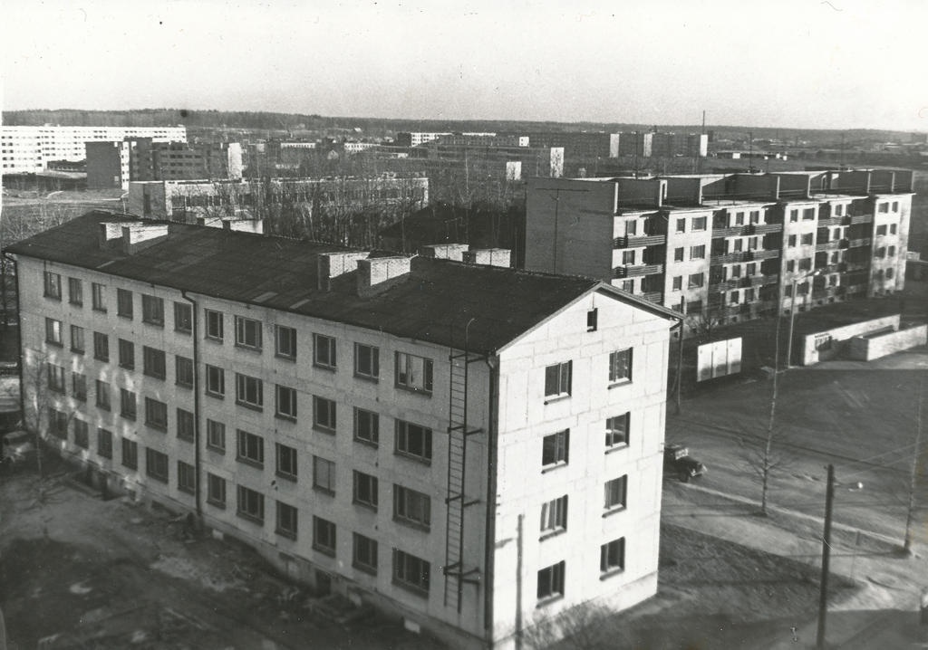 Foto. Vaade Vilja tänavale 1980.a.