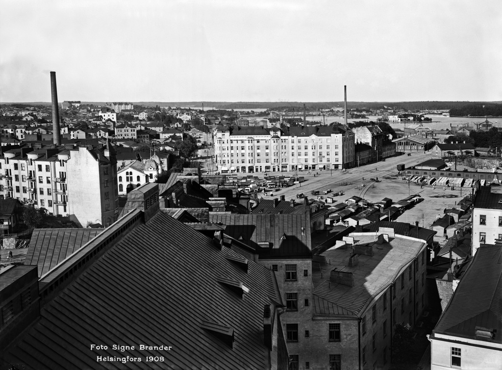 Panoraama Työväentalon tornista koilliseen