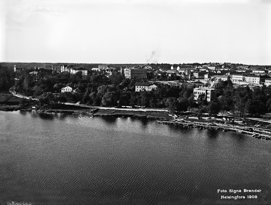 Näköala Työväentalon tornista luoteeseen
