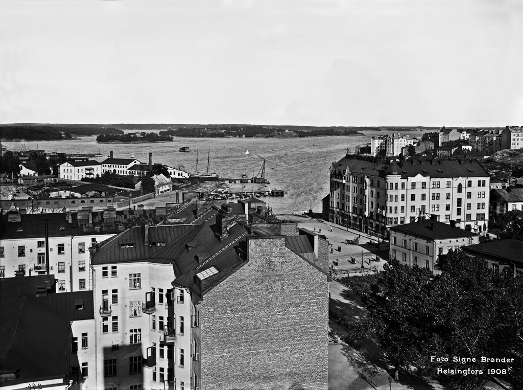 Panoraama Työväentalon tornista itään